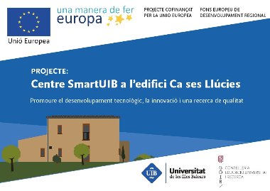 Placa FEDER Ca ses Llúcies 